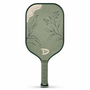 Paleta de Pickleball Ligera con Diseño Botánico |   Superficie de Grafito y Punto Óptimo de 16 mm de Ancho |   ODM Personalizado al por Mayor - Product Image 1