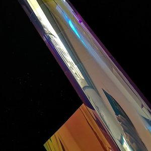 Film adhésif en vinyle holographique brillant, effet arc-en-ciel, film décoratif OEM pour artisanat, scrapbooking, décoration de fête - Product Image 3