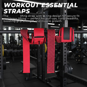 Heavy Duty Soft Cotton Neoprene Nylon Adjustable No <b>Stretch</b> Cuff Weight Lifting Straps D-<b>Ring</b> Anti-Slip Training Wholesale Rate - Product Image 5