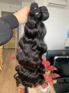 Precio al por mayor Extensiones de cabello crudo vietnamita Doble dibujado 8-40 ''Suelto Estilo de onda profunda Suministro de proveedores de cuerpo natural - Product Image 2