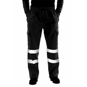 Pantalon de travail haute visibilité jaune en polyester certifié CE pour homme RICSA INTERNATIONAL, bandes réfléchissantes, plusieurs poches, sécurité - Product Image 6