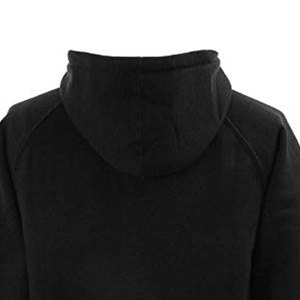 Sudadera con Capucha Unisex de Manga Larga de Algodón – Sudadera Lisa Negra para Hombre y Mujer, Ropa Casual Cómoda, Talla 2XL - Product Image 5