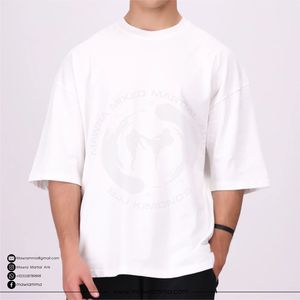 Camiseta con Logotipo Personalizado al por Mayor, Servicio OEM, 100% Algodón, Talla Grande, Unisex, Estilo Urbano, Camiseta de Alta Calidad, Fábrica de Camisetas Lisas - Product Image 3