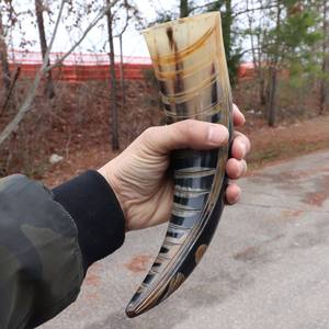 Premium Quality Handmade Eco-Friendly Modern Animal Style <b>Beer</b> Horn Mug Buffalo Horn Polished Business Gift Festival Wedding - Product Image 2