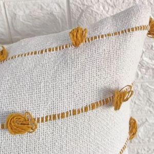 Cojín de Algodón Tejido, Cómodo y Duradero, con Estampado, Tela Suave y Transpirable, Almohada Decorativa Elegante para Sala de Estar, Sofá o Banco - Product Image 3
