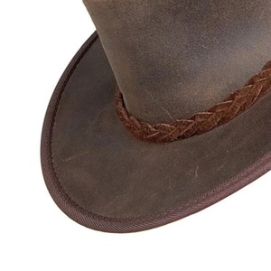 Chapeau de cowboy en cuir artisanal de qualité supérieure, le plus vendu, personnalisable avec votre marque, avec bande réglable, pour l'extérieur, toutes saisons, unisexe - Product Image 6