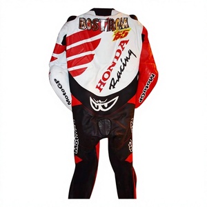 Traje de Carreras Ben Bostrom Zonda de 1 Pieza en Cuero Vacuno/Canguro para Motociclismo/Pista/MotoCP, Mono/Traje para Motociclistas Profesionales - Product Image 2