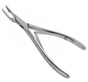 Pinza de corte ortopédica manual de doble acción Beyer Bone Rongeur, de acero inoxidable alemán, acabado Dall, instrumentos quirúrgicos - Product Image 4