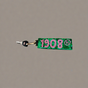 Llavero de pulsera irlandés con cuentas para el día del partido, de uso duradero con forro de tela resistente, colores verde y dorado, accesorios de moda con bordado de cuentas. - Product Image 4