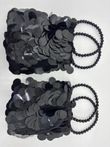 Sac à main exquis orné de perles et de paillettes, pochette de luxe brodée artisanale pour les soirées festives et les fêtes - Product Image 4