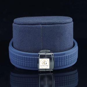 Premium Quality High End White Iced Out Diamond Wristwatch With Rubber Strap for Office and Gifting Available for Best Price - Product Image 2