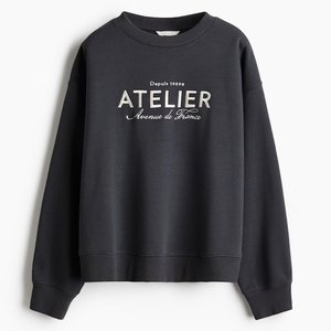เสื้อฮู้ดดี้โอเวอร์ไซส์แบบสั่งทำพิเศษ พิมพ์ลาย Love สไตล์ลำลอง แขนยาว สำหรับสาวๆ ใส่ได้ทั้งฤดูใบไม้ผลิและฤดูใบไม้ร่วง - Product Image 2