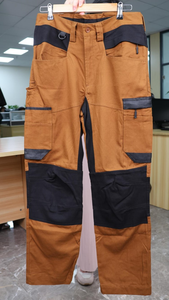 กางเกงคาร์โก้ผ้าฝ้ายหนาพิเศษสำหรับงานหนักพร้อมโลโก้และกราฟิกแบบกำหนดเองสำหรับผู้ชาย - มาตรฐาน ANSI Class 1 ไฟ LED กระพริบ PROTEXA INDUSTRIES - Product Image 5