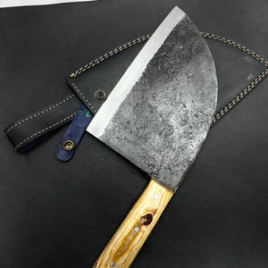Cuchillo de chef Damasco de alta calidad al por mayor con logotipo personalizado, cuchillo de cocina hecho a mano de acero personalizado. - Product Image 4