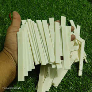 เม็ดกระดูกควายสีขาวสวยงาม วัสดุงานฝีมือทำมือจากธรรมชาติ ราคาถูก - Product Image 4