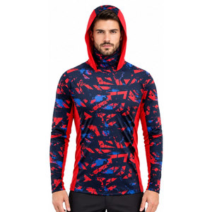 Haut de pêche respirant et à séchage rapide de haute qualité, sublimé, UPF 50, anti-UV, avec capuche, pour la performance, les tournois et les loisirs - Product Image 2