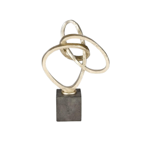 Pièce décorative élégante : Sculpture florale pour la maison, le bureau, la table – Décoration moderne idéale pour la salle à manger et la table basse - Product Image 5