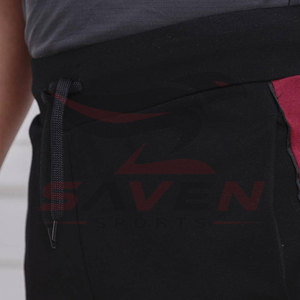 Pantalon de survêtement molletonné personnalisé avec logo pour homme, coupe ample, en coton épais, décontracté, pour le sport et le jogging - Product Image 6