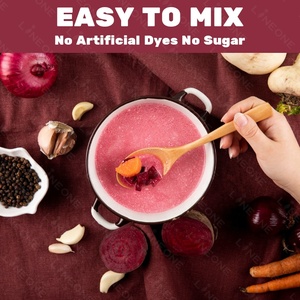 Nhãn hiệu riêng Hữu Cơ củ cải gốc bột cho smoothies, baking & nước trái cây nguyên củ cải đường Superfood & tự nhiên màu đỏ thực phẩm - Product Image 2