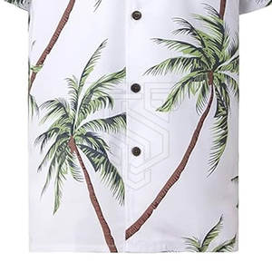 เสื้อยืดฮาวายทนทาน สวมใส่สบาย ทรงเข้ารูป เสื้อยืดฮาวายผู้ชาย เสื้อผ้าลำลอง เสื้อยืดฮาวายเรียบง่าย ปากีสถาน - Product Image 5