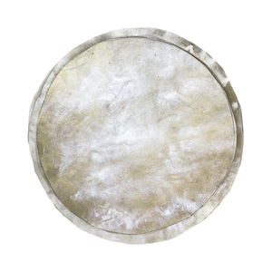 Peaux de tambour en cuir de veau/bufflonne de qualité supérieure, finition blanche |   Tons brillants et aspect impeccable (10" - 32") - Product Image 4