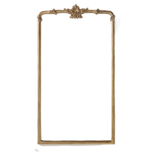 Espejo de Pared Arqueado de Latón Estilo Art Deco con Bandeja, Espejo Decorativo con Marco de Metal para el Hogar - Product Image 5