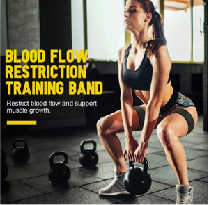 Bandes de compression élastiques pour l'entraînement en salle de sport, soutien pour les exercices, matériau en polyester, fermeture à boucle, unisexe, durables, respirantes - Product Image 2