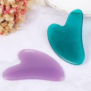 Outils de massage Gua Sha en résine faits à la main, forme personnalisée, pour le visage et le corps, planche de raclage, thème amour, décoration artisanale FAIZA CRAFT - Product Image 6