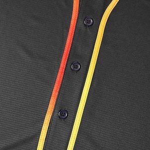 Camiseta de Béisbol Sublimada Personalizada, Transpirable, Resistente a la Decoloración, Impresión Digital, Uniforme con Botones Completos para Clubes de Béisbol - Product Image 6