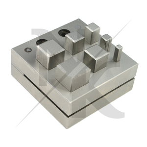 Professional Jewelry Making Tools Square Rectangle <b>Disc</b> Cutter Stainless Steel Punching Machine Set <b>Gold</b> Silver Sheet Cutting - Product Image 5