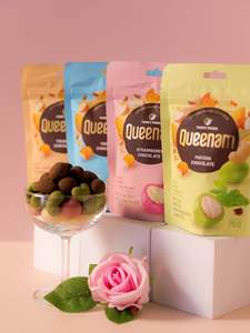 Best-seller Vente en gros à l'exportation Fabrication OEM/ODM Chocolat à la dragée HALAL 150g Collations enrobées de chocolat Durian Amande Noix de cajou - Product Image 6