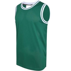 Maillot de basket sans manches respirant et antibactérien à imprimé animal, vêtement de sport décontracté d'été 100% polyester personnalisé - Product Image 1
