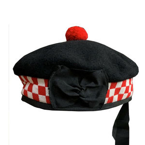 Sombrero Balmoral de Tartán Nacional para Uso Escocés, Nuevo Diseño, Gorra Escocesa en Tela de Tartán, Sombrero Balmoral Personalizado - Product Image 4