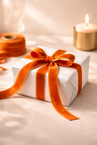 ริบบิ้นกำมะหยี่สองด้านแบบทอขนาด 10 มม. จากนีลกามาล อินดัสทรีส์ ผลิตจากโพลีเอสเตอร์ 100% ทนต่อการหดตัว สีพื้น สำหรับตกแต่งห่อของขวัญ - Product Image 3