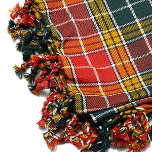 Chal Escocés Personalizado de Lana Acrílica Auténtica con Diseño de Tartán Buchanan Antiguo, Accesorio 2026 - Product Image 3