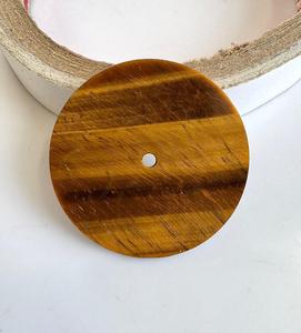 Cadran de montre mouvement NH35, pierre œil-de-tigre naturelle, disque rond de 28,50 mm pour la fabrication de montres - Product Image 4