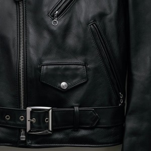 High Quality Men's Custom Motorcycle Jacket <b>Synthetic</b> <b>Leather</b> Breathable Slim Fit - Product Image 3