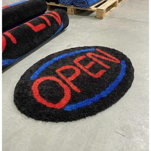 Tapis décoratif moderne à poils moyens en laine douce, tufté à la main, antidérapant, à motif géométrique, pour salon et chambre à coucher - Product Image 3