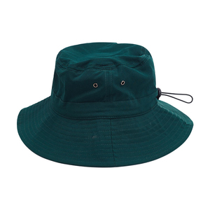 Unisex Green <b>Bucket</b> <b>Hat</b> Solid Color Casual Spring Summer Wear 56-58CM Adult Canvas Style made in Pakistan - Product Image 2
