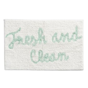 Alfombrillas de baño de algodón con patrón sólido de alto comercio, alfombrilla de ducha de baño absorbente para uso en el baño - Product Image 4