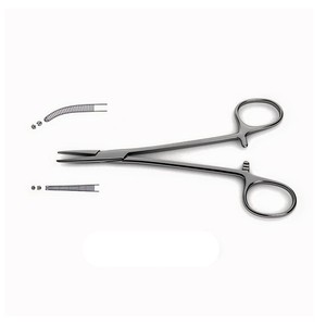Pinces à moustiques courbées de haute qualité, réutilisables, manuelles, en acier inoxydable - Product Image 5
