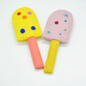 Juego de Juguetes Educativos de Fieltro de Lana Ecológico de Alta Calidad con Forma de Helado para Niños, Juego de Imitación - Juguetes de Fieltro Hechos a Mano para Casa de Muñecas - Product Image 3