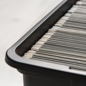 Plastic <b>File</b> <b>Box</b> Organizer for Letter/Legal Size BPA Free Durable <b>Storage</b> Tote Bin - Product Image 4