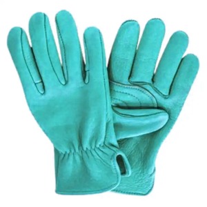 Anti-vibration Windproof Non-Slip Full Finger Customized Color Print <b>Driver</b> Working <b>Gloves</b> High Quality Goat Leather Safety - Product Image 3