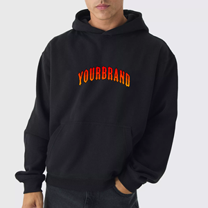 High Quality 100% Cotton Pullover 370gsm Oversized Hoodie Custom Logo Blank Unisex Custom Colors Eco-Friendly <b>Fleece</b> <b>Mens</b> - Product Image 4