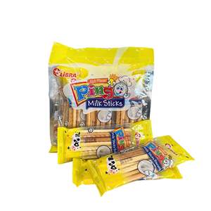 บิสกิตแท่งไอศกรีมรสครีม186กรัมสีเหลือง Fmcg ตัวเลือก OEM & ODM จากธรรมชาติ - Product Image 1