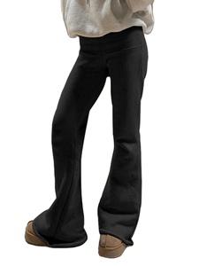 Casual Sexy básico sólido Flare pantalones Y2K Slim de cintura baja Boot Cut pantalones mujeres 2025 otoño primavera moda Streetwear señora - Product Image 2