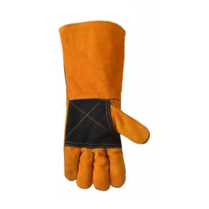 Guantes de soldadura para seguridad en el taller y manipulación de superficies calientes durante trabajos de fabricación - Product Image 2