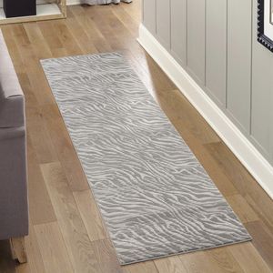 Tappeto Geometrix GC_DIM1008 grigio 2 piedi 7 pollici X 9 piedi 10 pollici Set di Tappeti e Accessori di Varie Dimensioni - Product Image 1