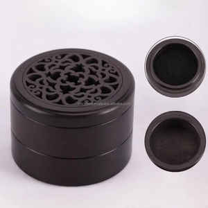 Brûleur d'encens en bois de santal sculpté à la main de haute qualité Bakhoor religieux magnifiquement conçu - Product Image 6